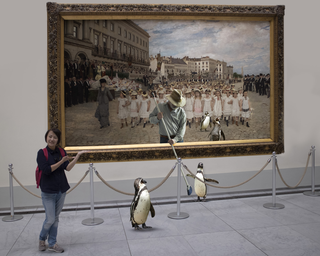 Surrealismo, Penguins in the museum